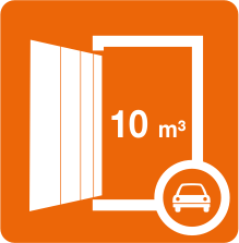4,5 qm Lagerfläche bietet unser Boxtyp 12 4,5 qm Lagerfläche bietet unser Boxtyp 12